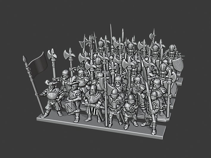 Warmaster Empire Halberdiers