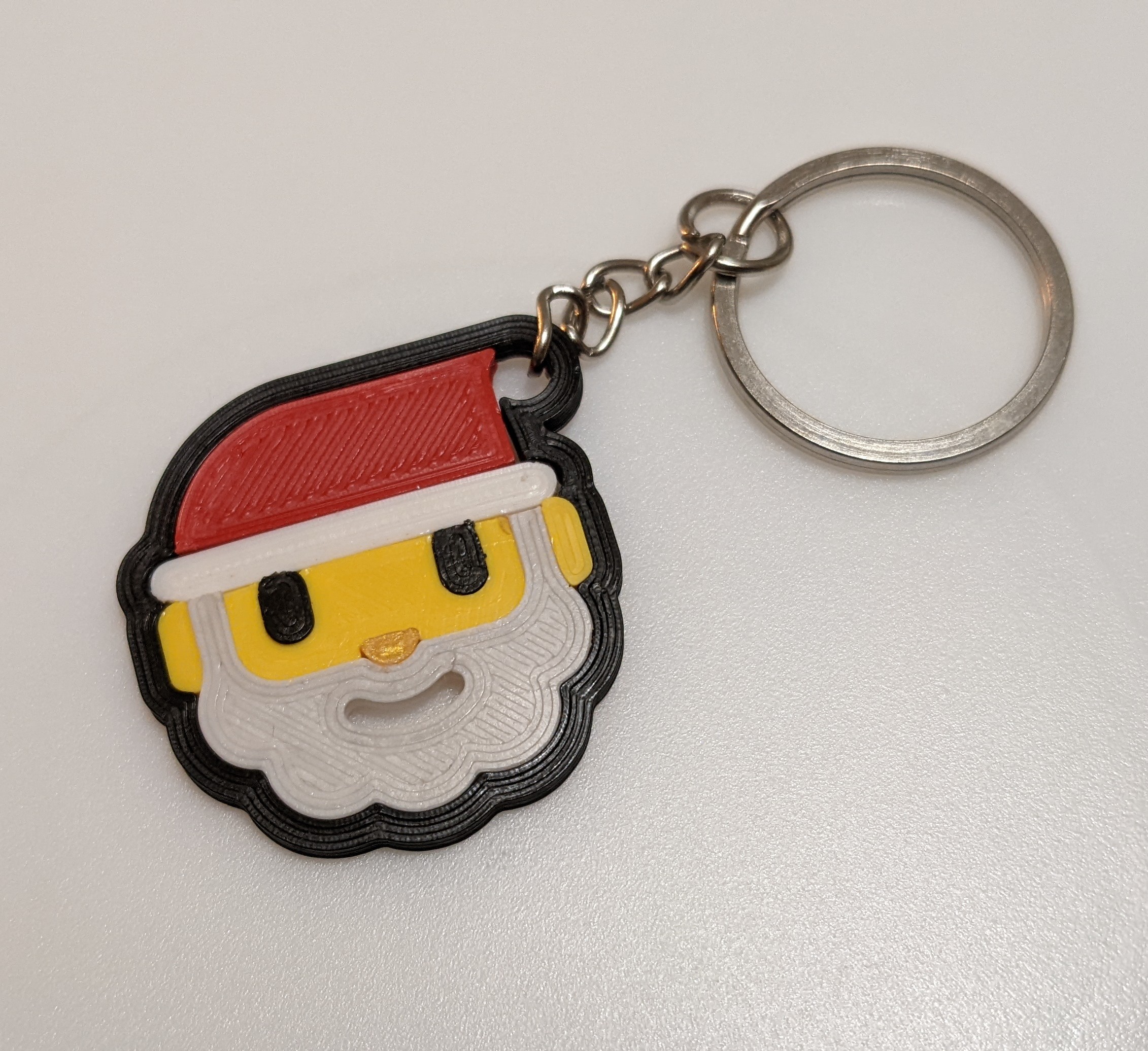 ?Santaclaus emoji? +keychain