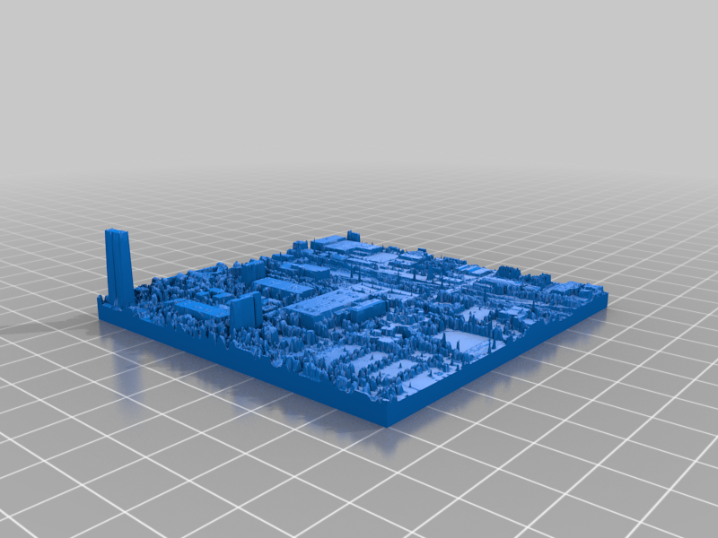 Chicago LIDAR Data by Ramcin | Download free STL model | Printables.com