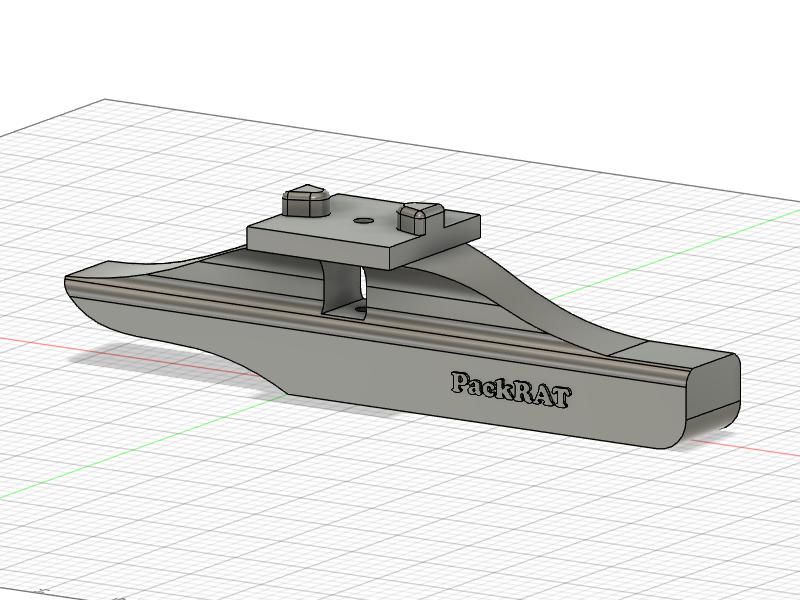 Arca Rail Bag Rider by PackRAT | Download free STL model | Printables.com