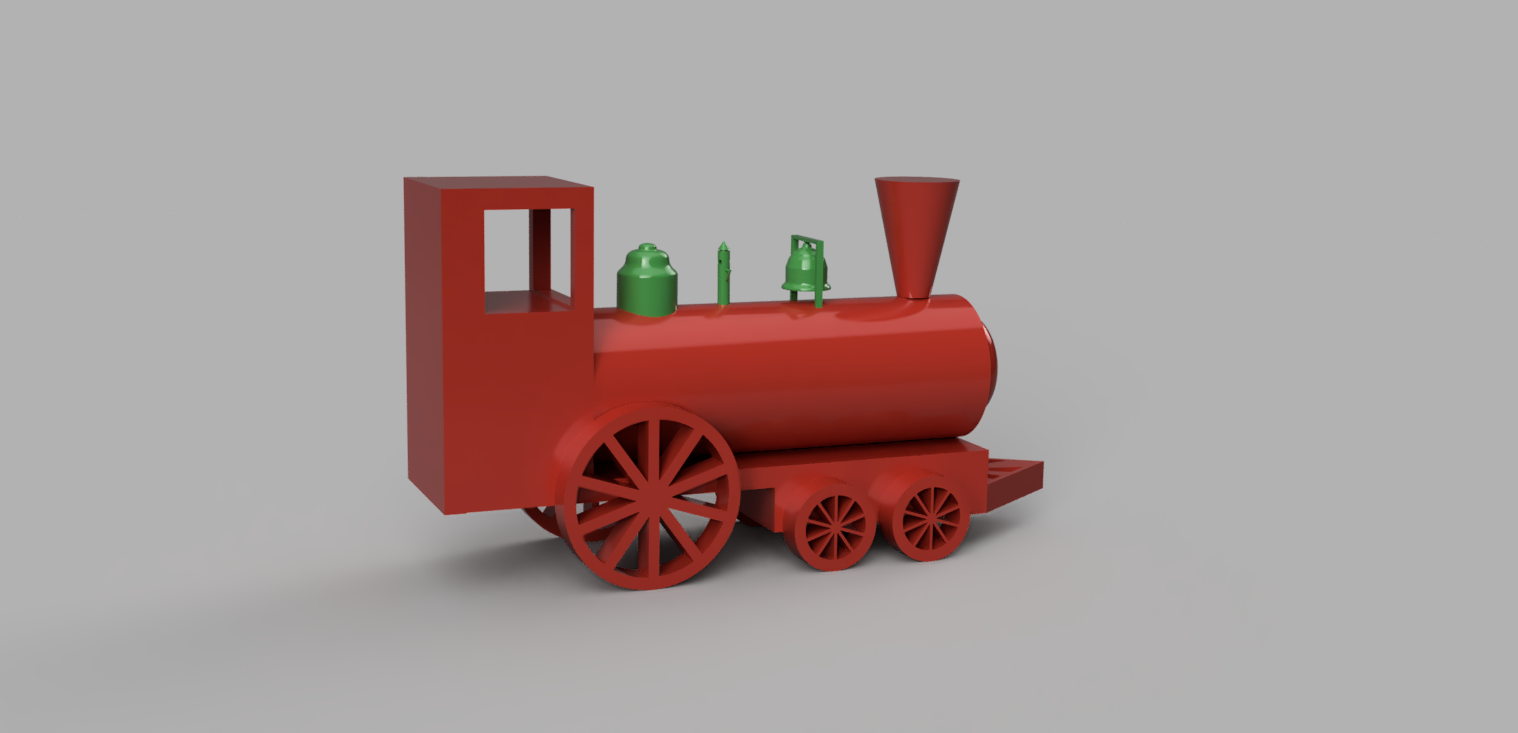 Christmas Train Ornament