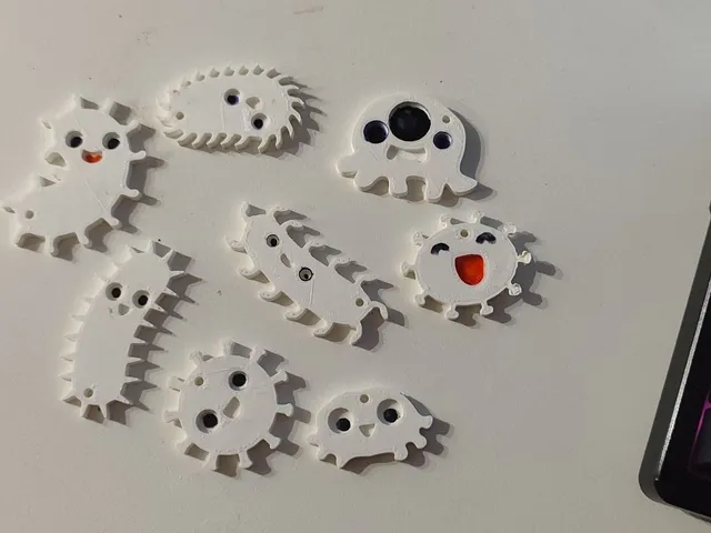 Bacteria Keychain