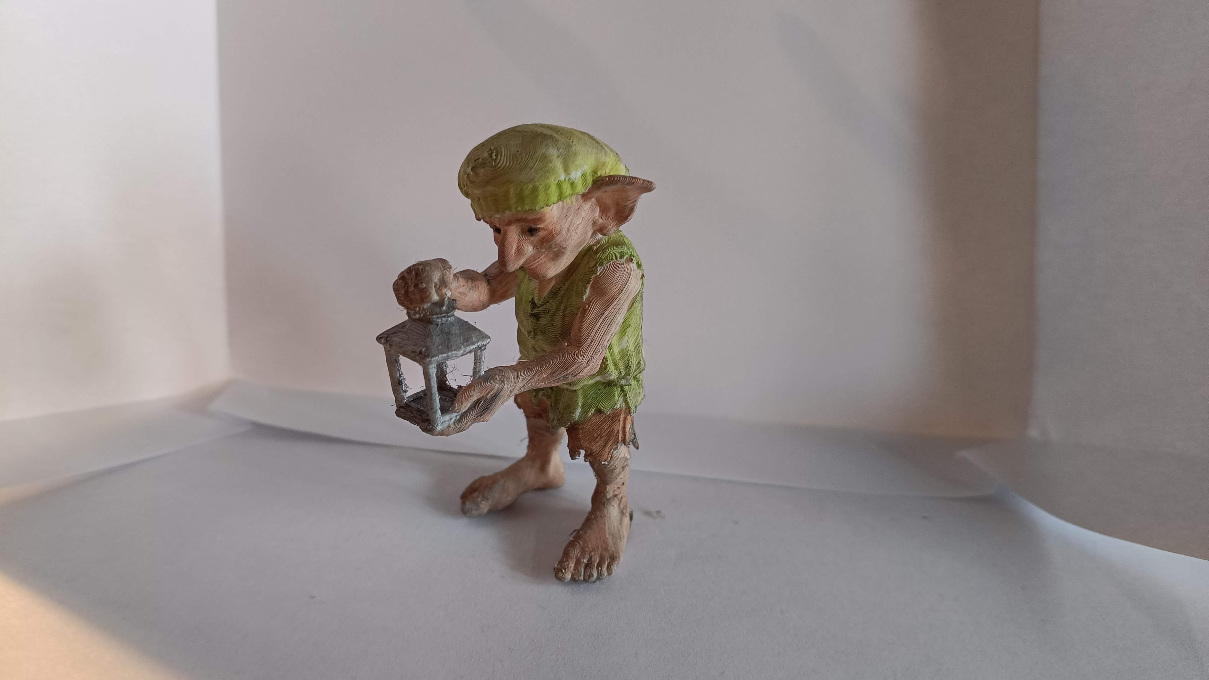 Goblin with lantern 3D model by Helpman