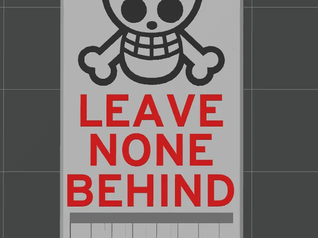 Safety whistle - Leave none behind