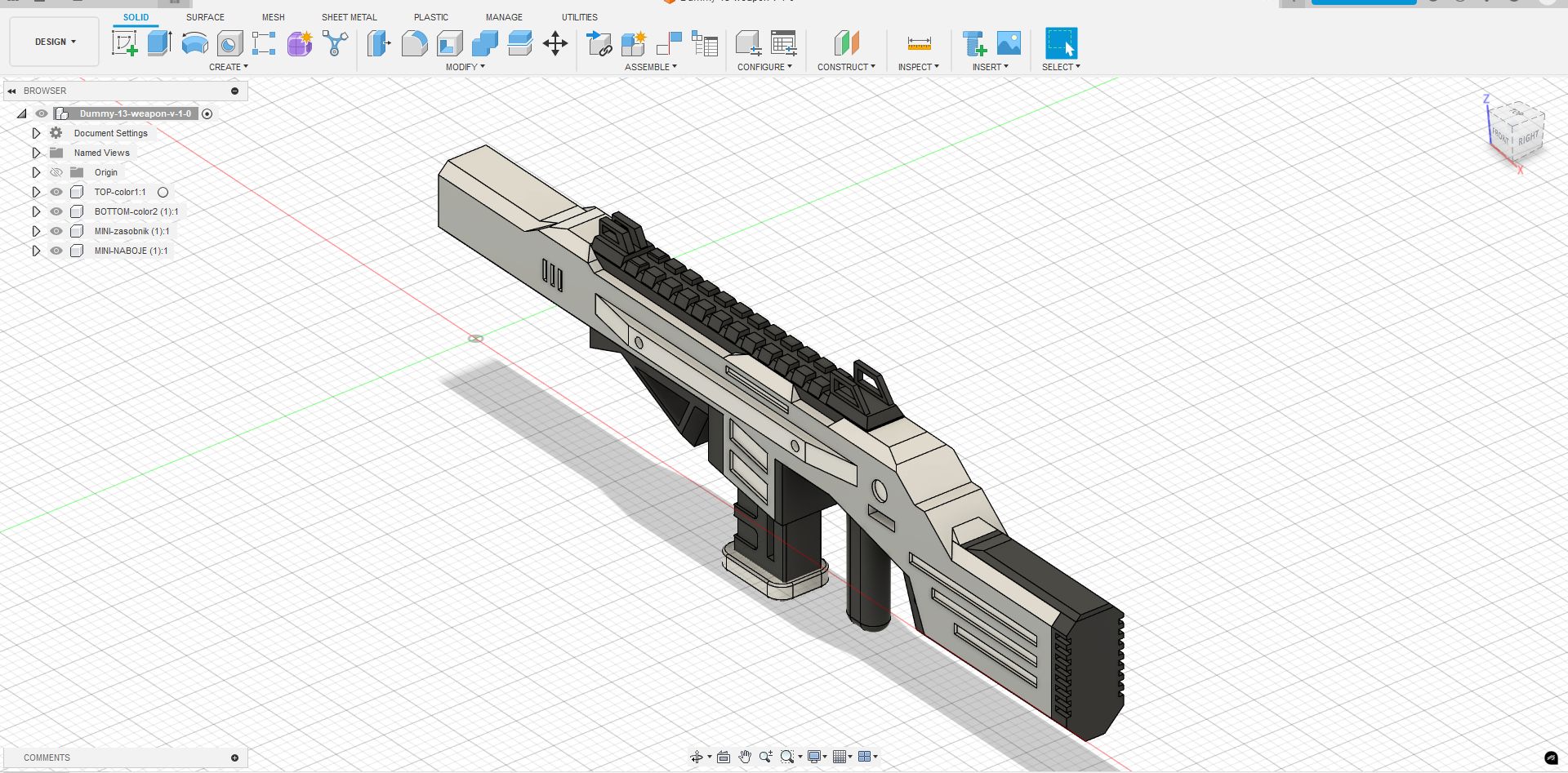 Dummy 13 weapon