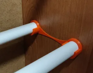 Pipe 25mm wall mount
