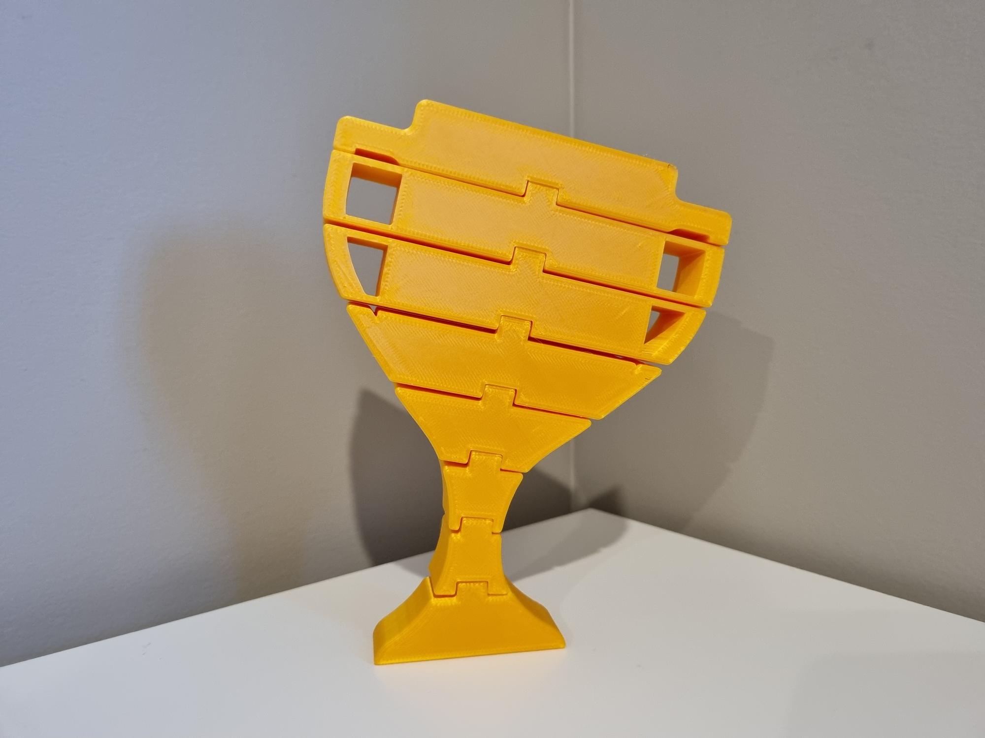 Flexi trophy by 3d printables download free stl model printables