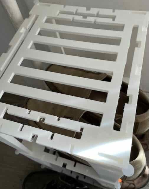 Miniatura 3 do modelo 3D Shoe rack stackable