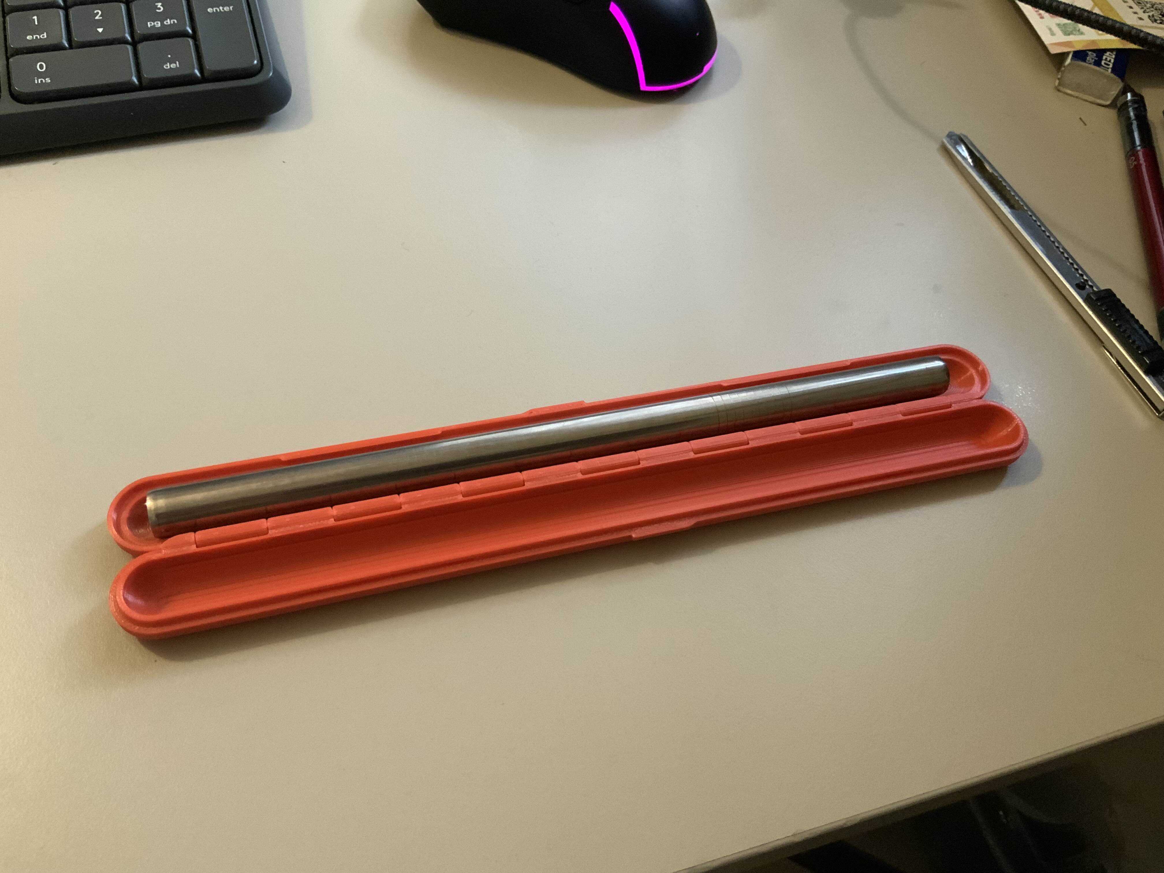Print-In-Place Bubble Tea Straw Case