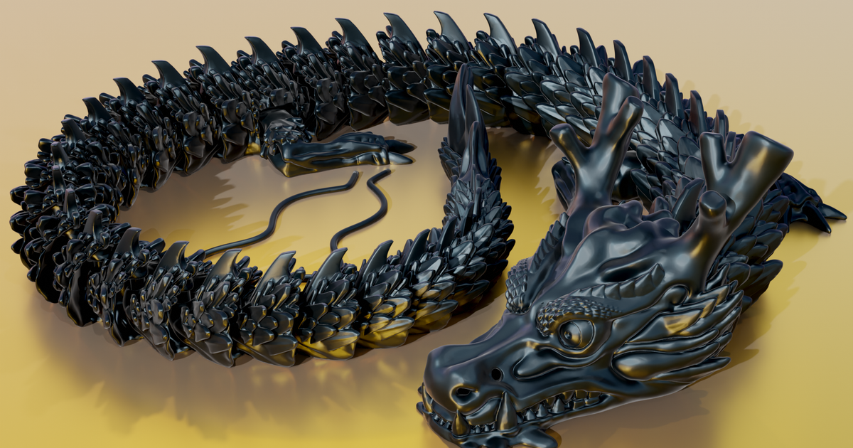 The Chinese Articulated Dragon by ParazitCAT | Download free STL model ...