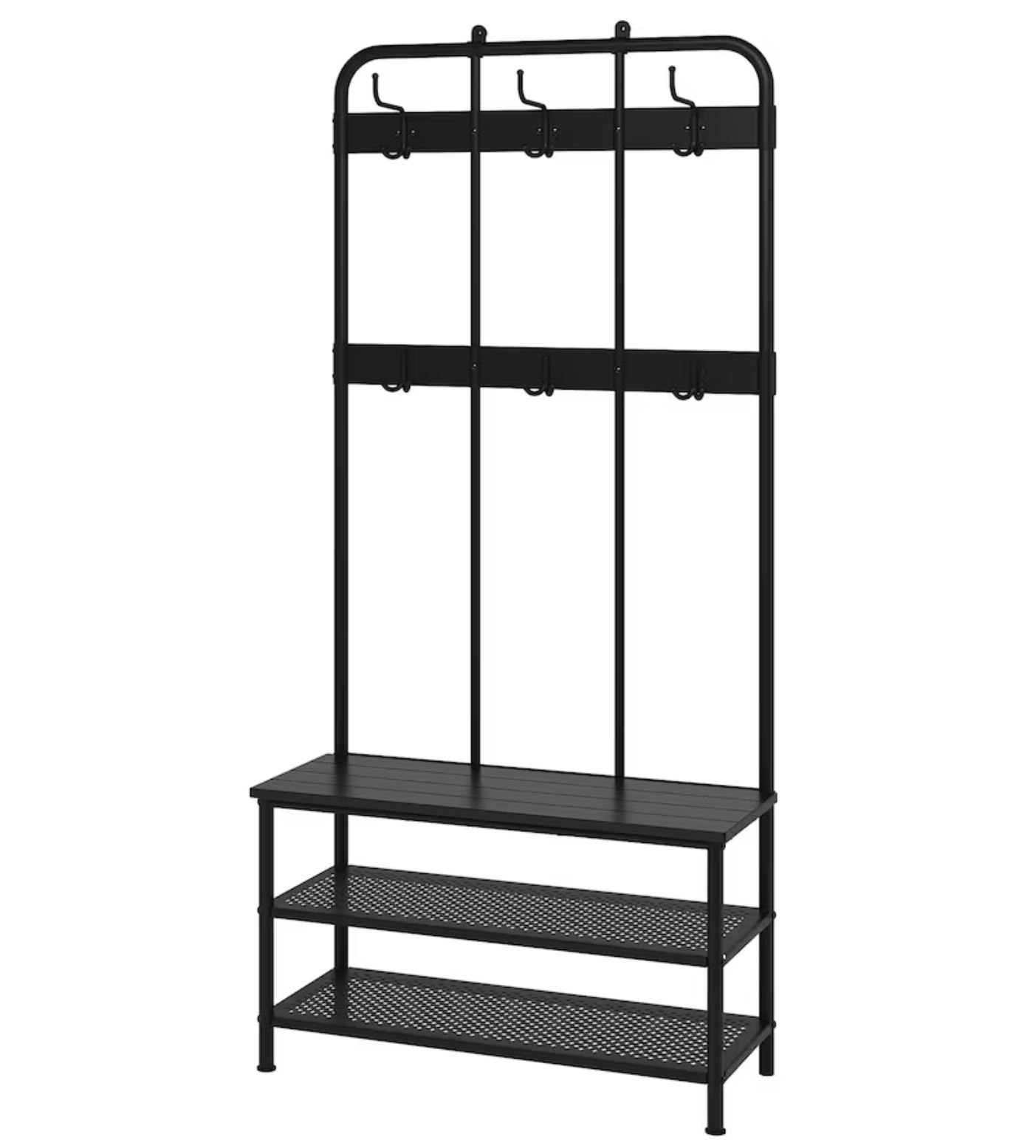Miniatura 3 do modelo 3D Shoe rack bench IKEA
