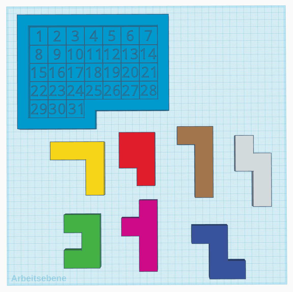 Puzzle Calendar