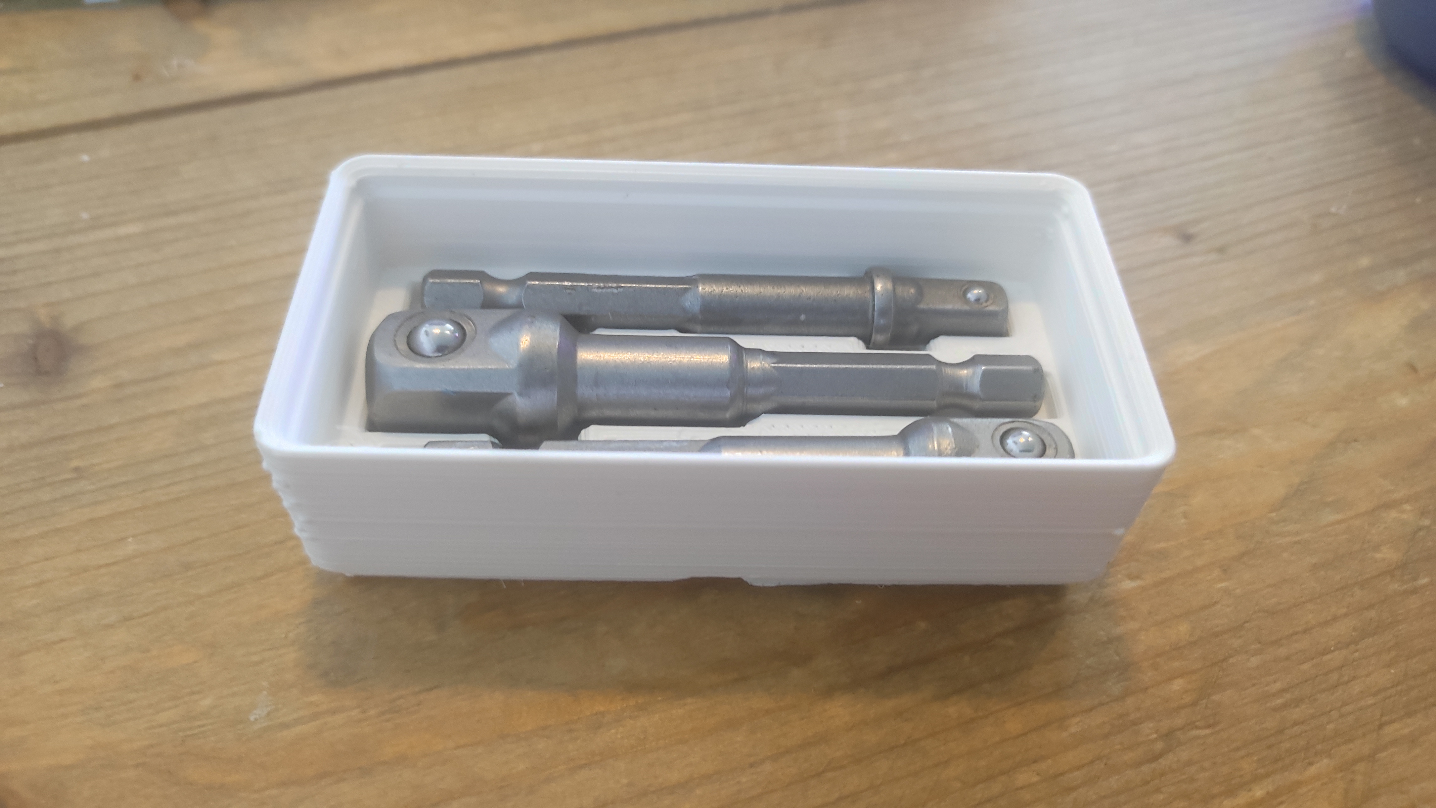 Gridfinity for impact drill socket adapter stackable