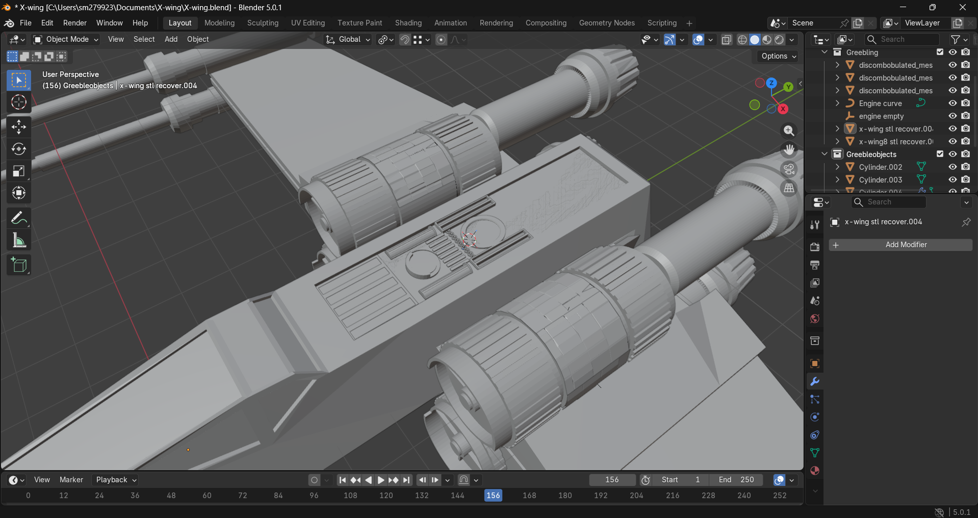 High detailed X-wing — miniatura 4