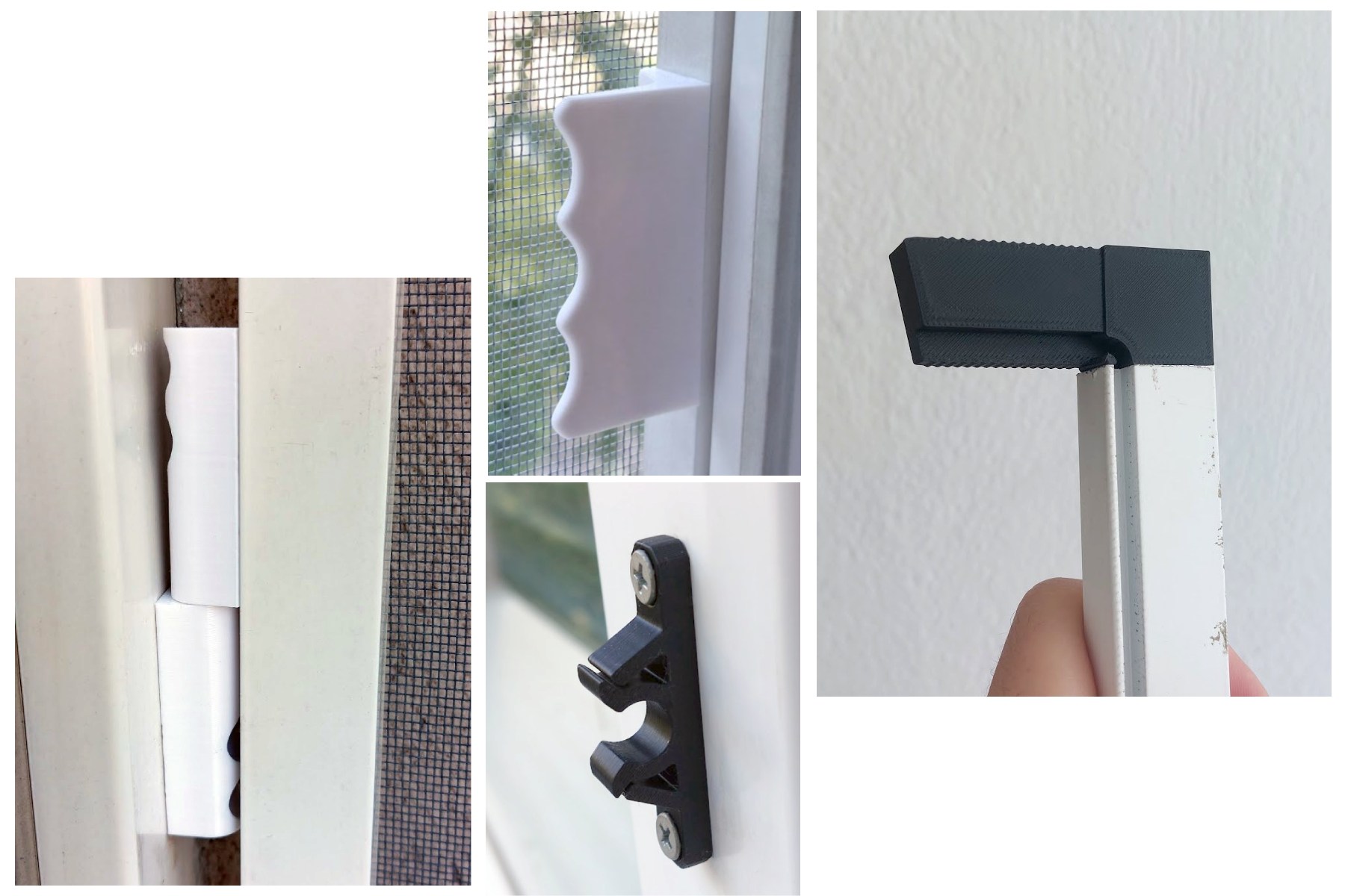 Insect screen mounting accessories