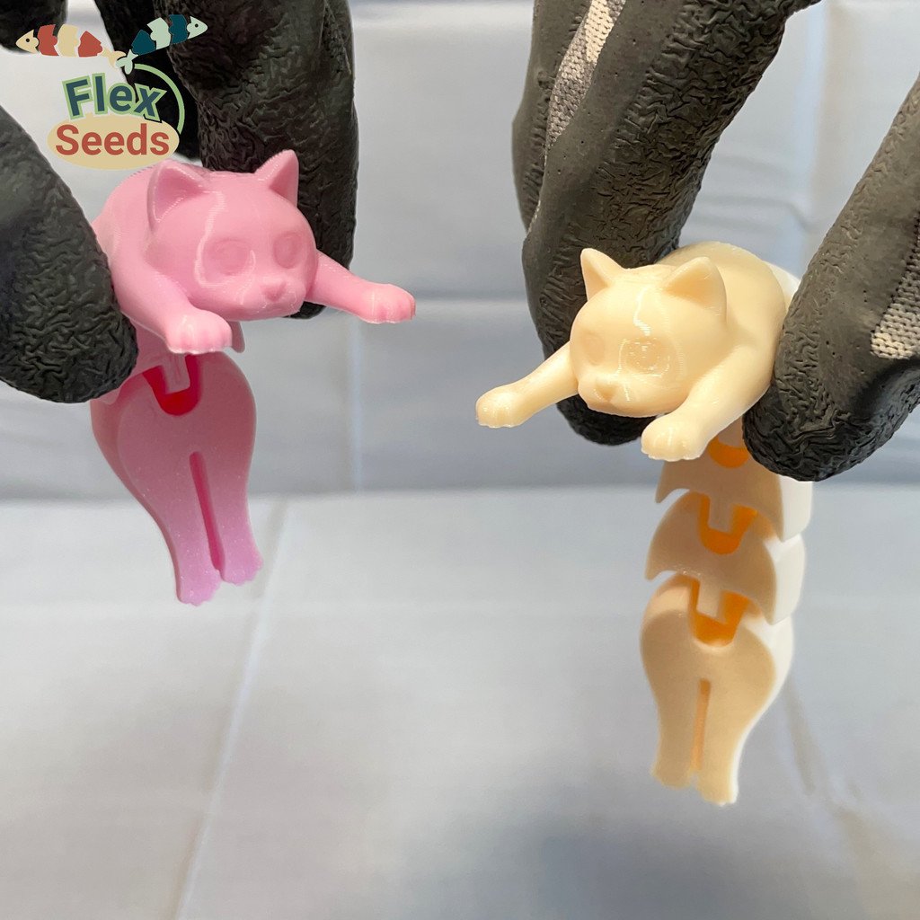 Flexi Holding Cat (Print-in-place) — thumbnail 8