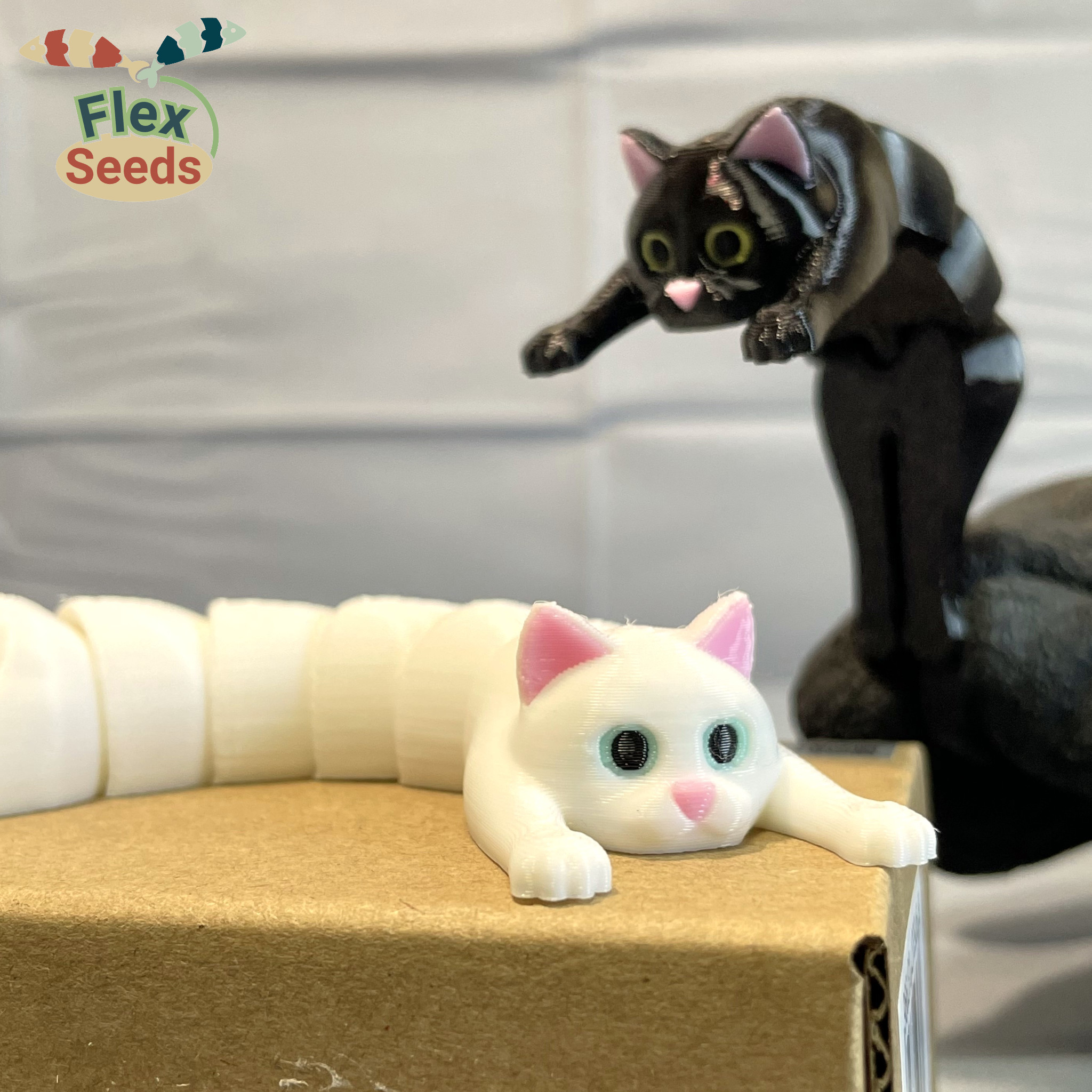 Flexi Holding Cat Print In Place Por 3dflexseeds Descargar Modelo Stl Gratuito 8250