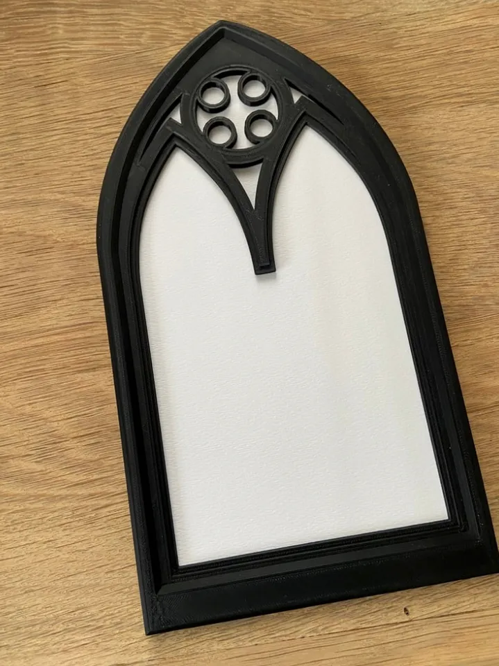 Church Window Frame for paintings by lbjessen | Download free STL model ...