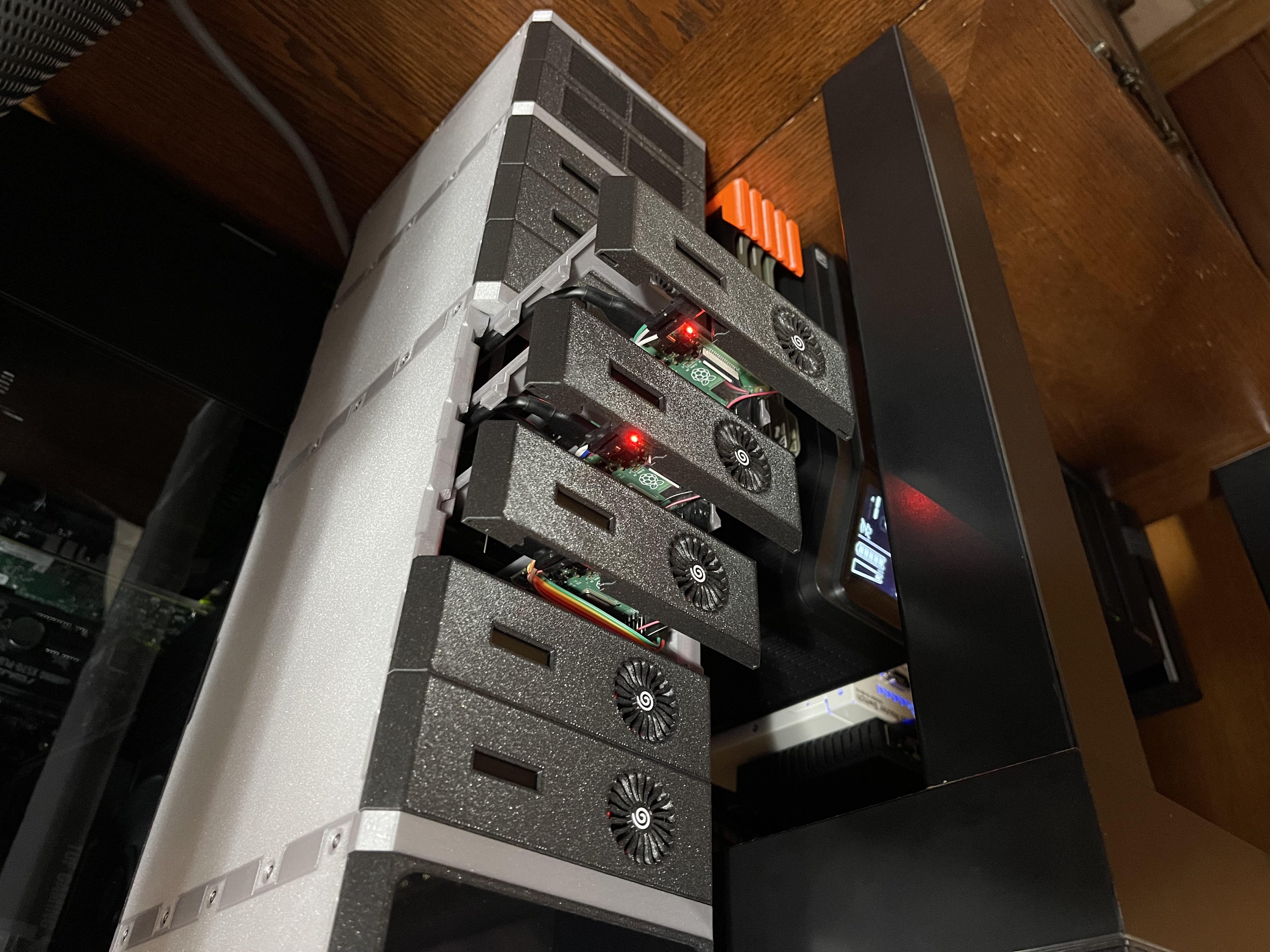 Miniatura 8 do modelo 3D Raspberry Pi Case / Rack