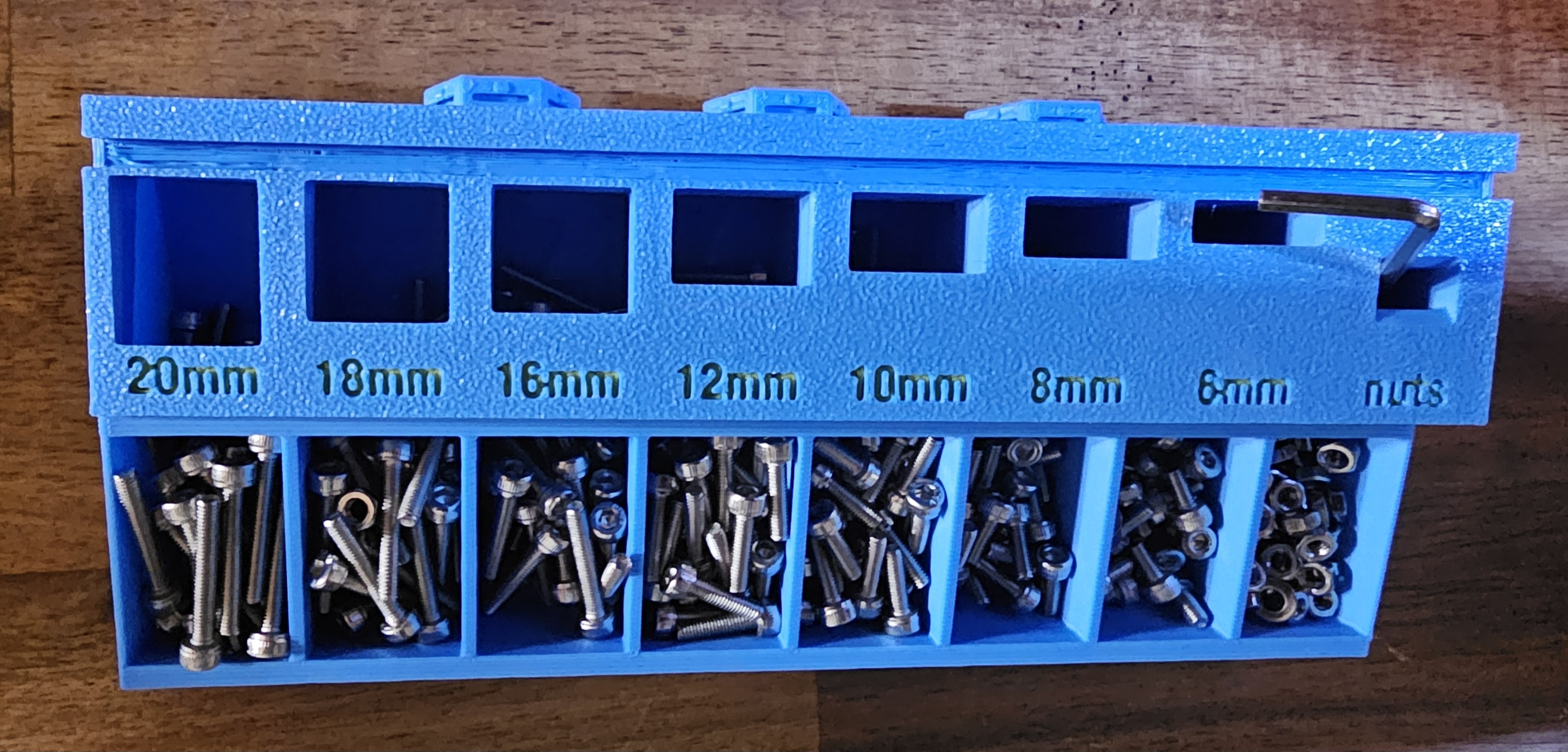 Workbench tools - HSW - M3 Bolt Sorter 3D model thumbnail