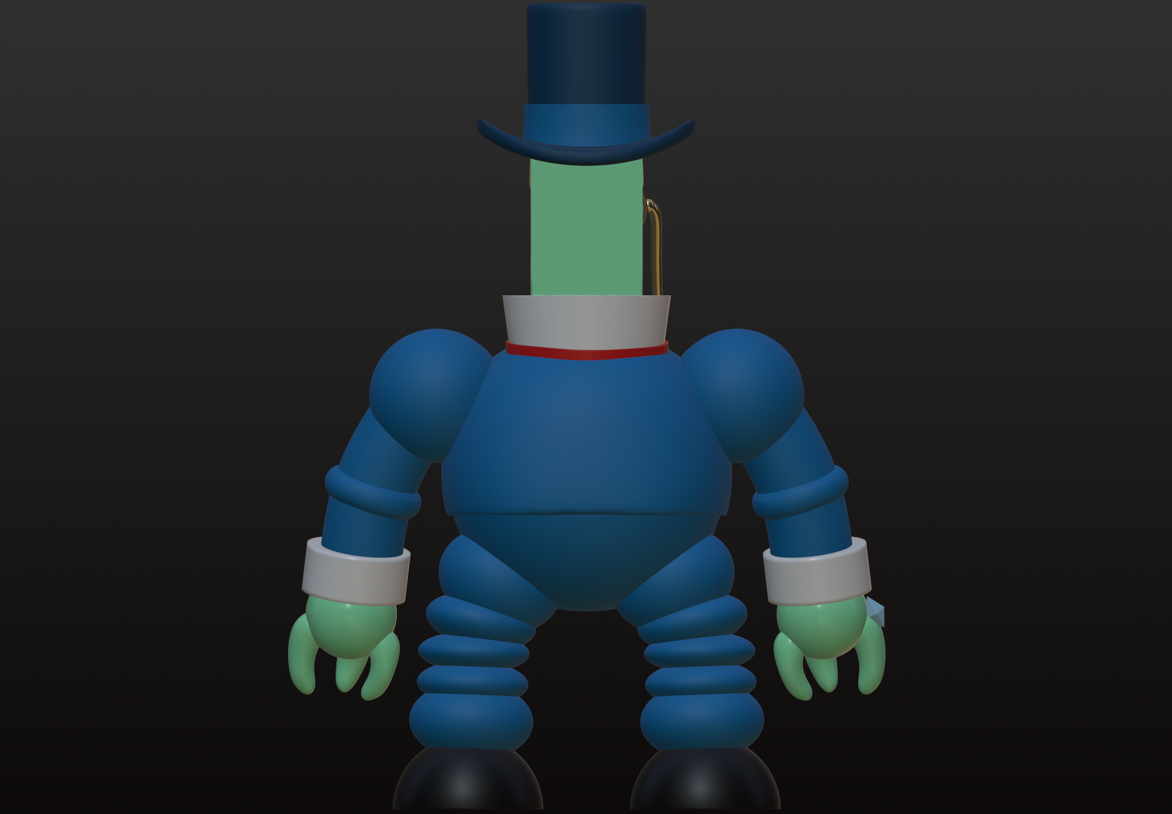 Miniatura 5 do modelo 3D Billionaire Bot