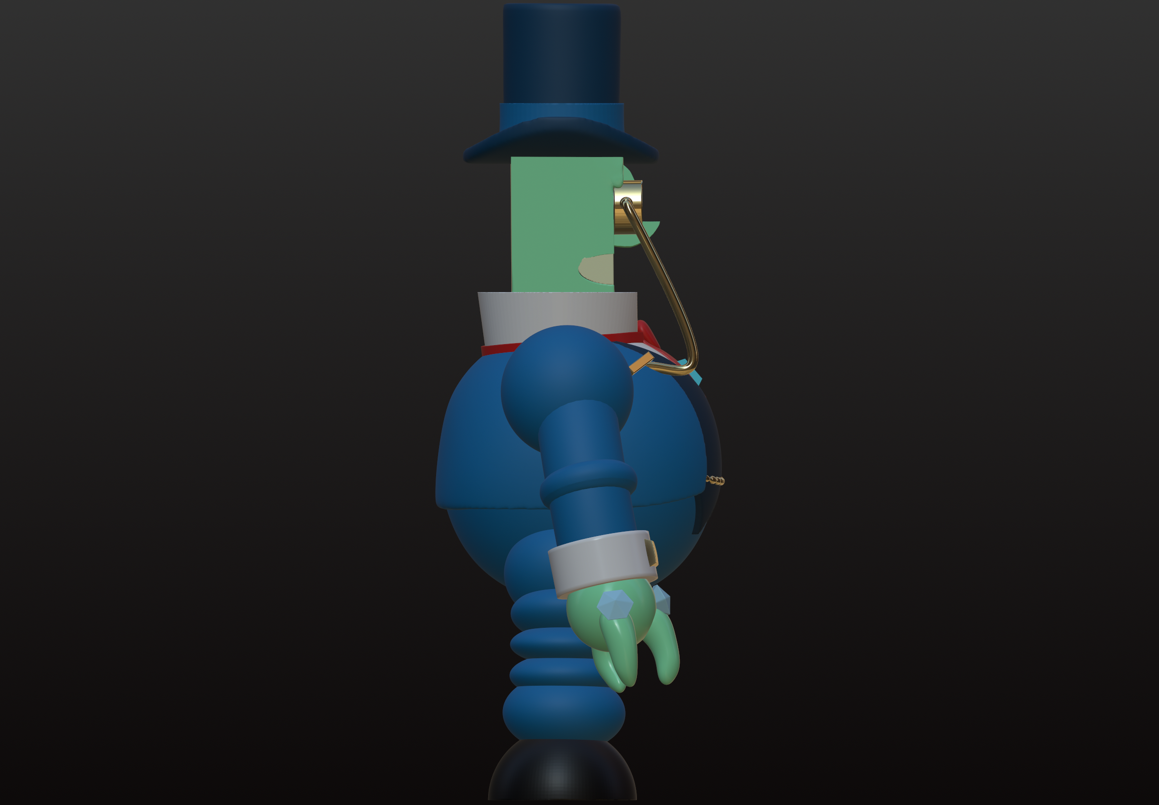 Miniatura 4 do modelo 3D Billionaire Bot
