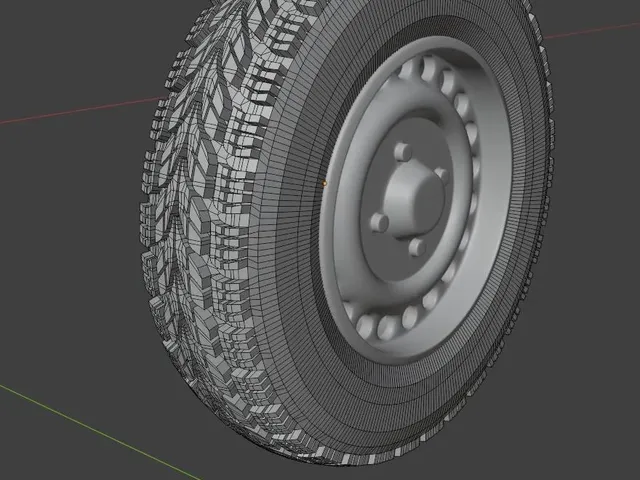 Подвижный мост, диск, покрышка для ваших моделей / The bridge, disc, and tire for your models
