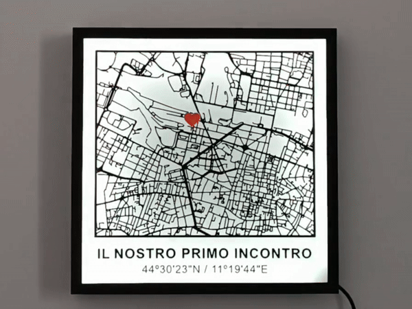 Where We Met Lightbox / Frame