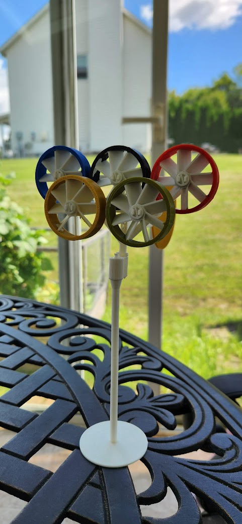 Olympic Wind Spinner by HP Download free STL model Printables com Olympic Wind Spinner by HP Download free STL model Printables com