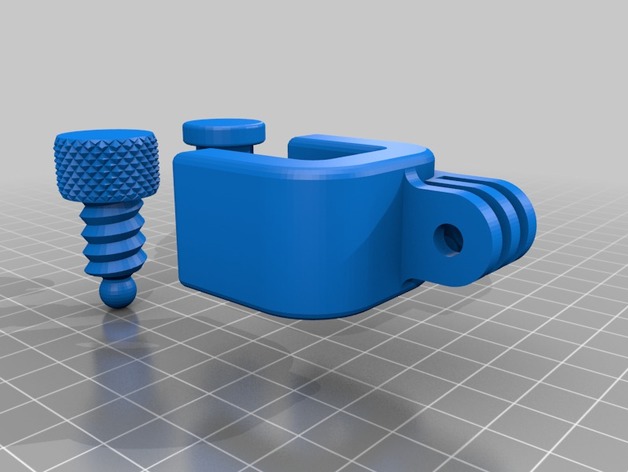 Miniatura 2 do modelo 3D mini clamp for 3D printer bed
