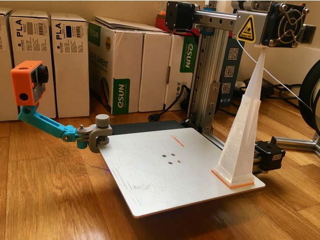 Miniatura 4 do modelo 3D mini clamp for 3D printer bed