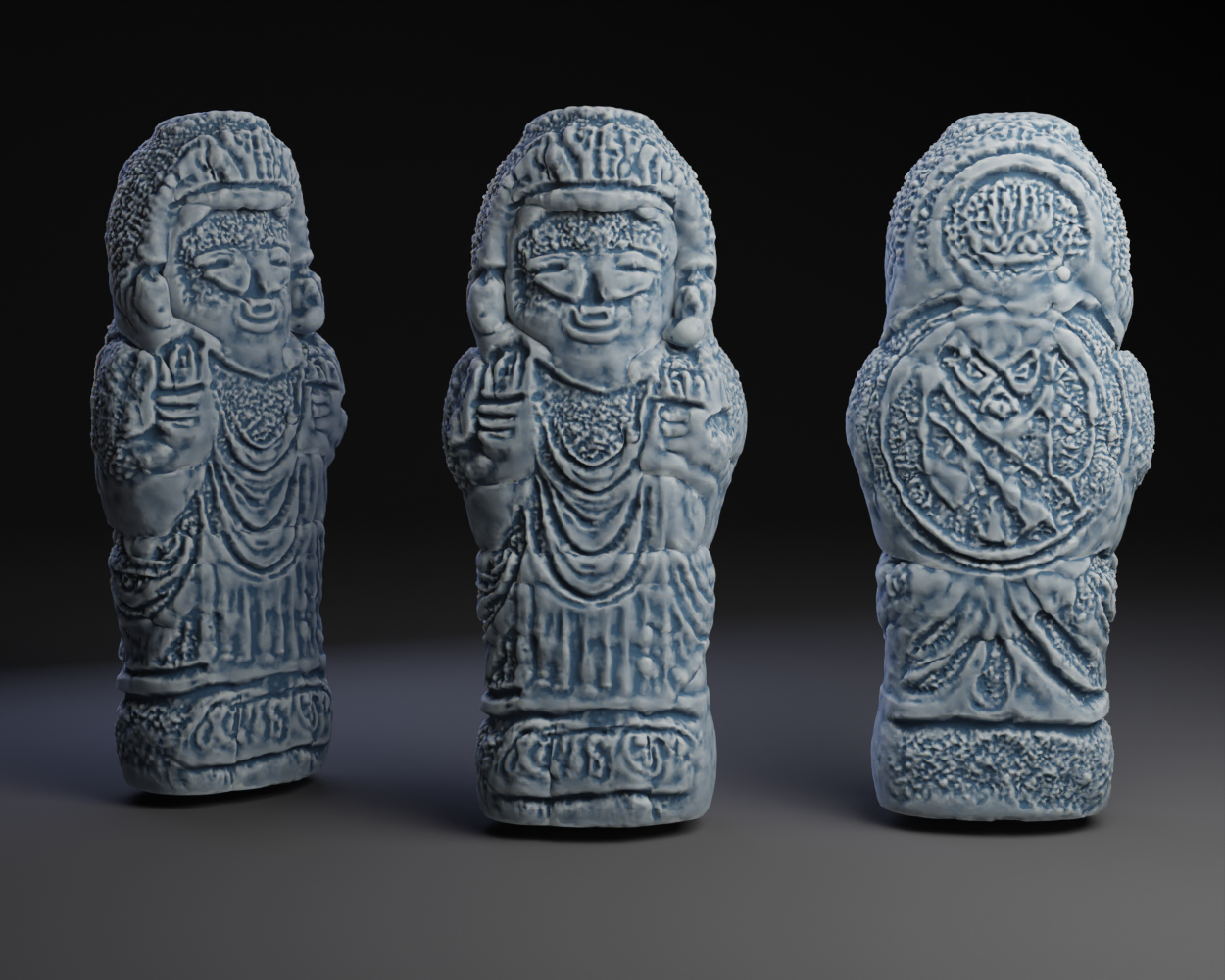 Carved Bone Pagan Idol
