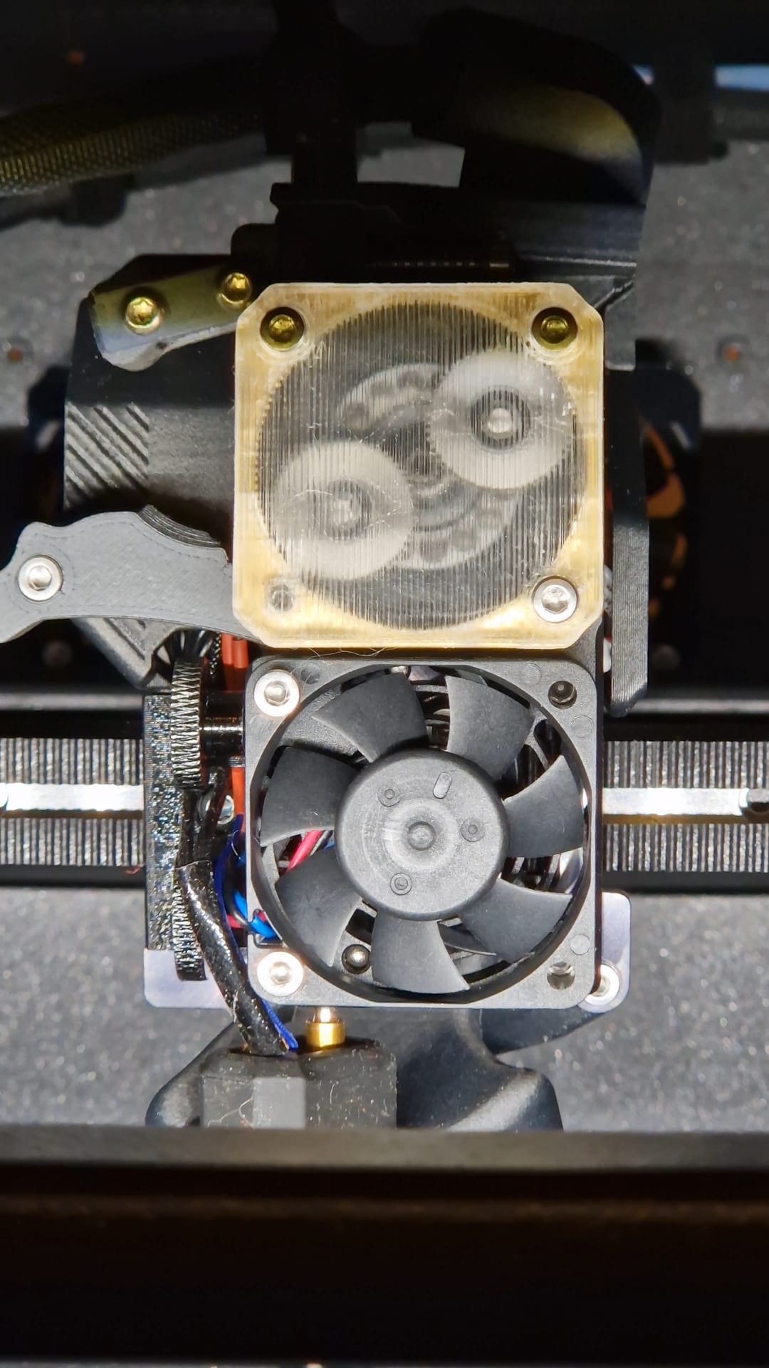 Clear Nextruder Gearbox Cover for Core One