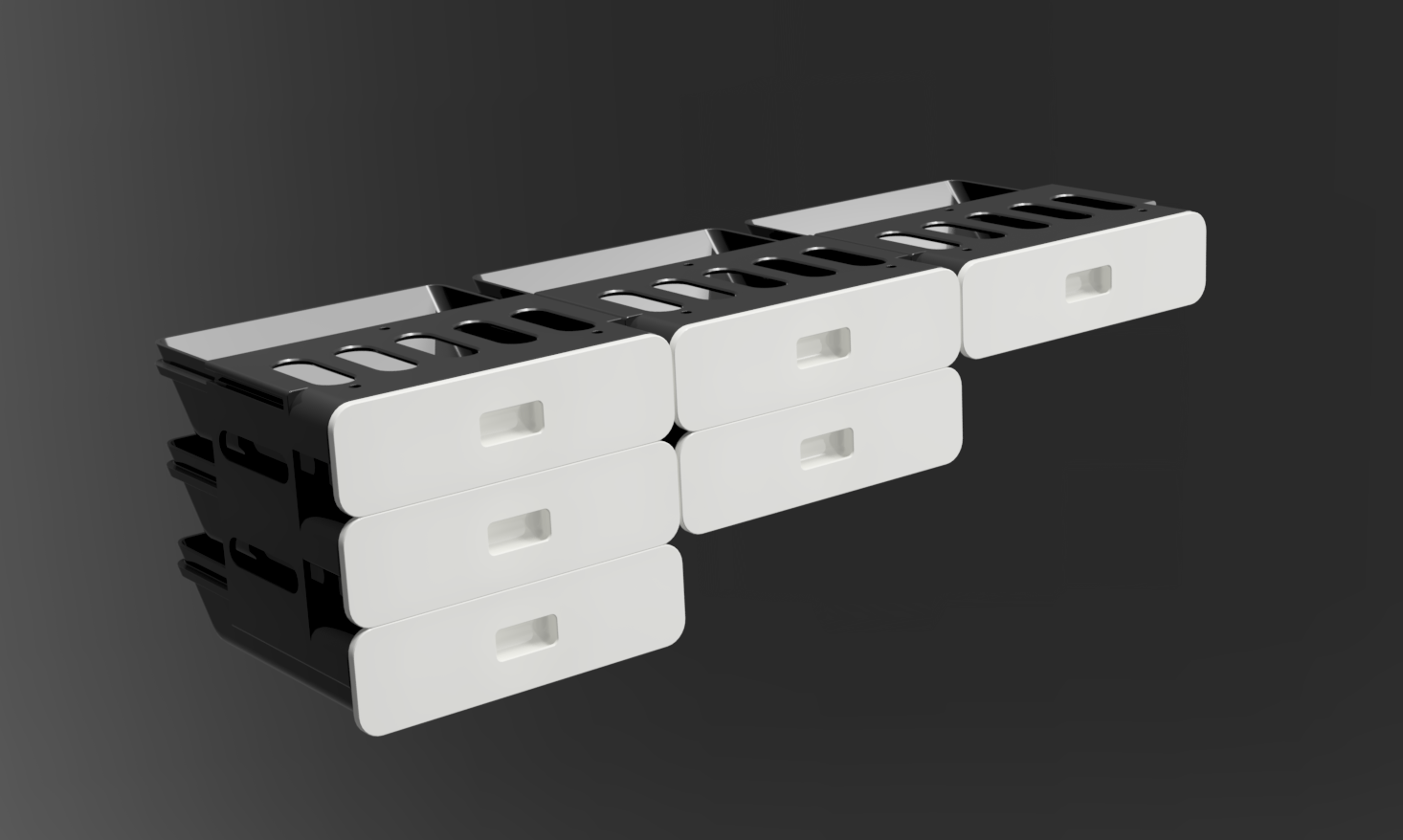 NexGen3D: Modern Style Under Desk Draw V2