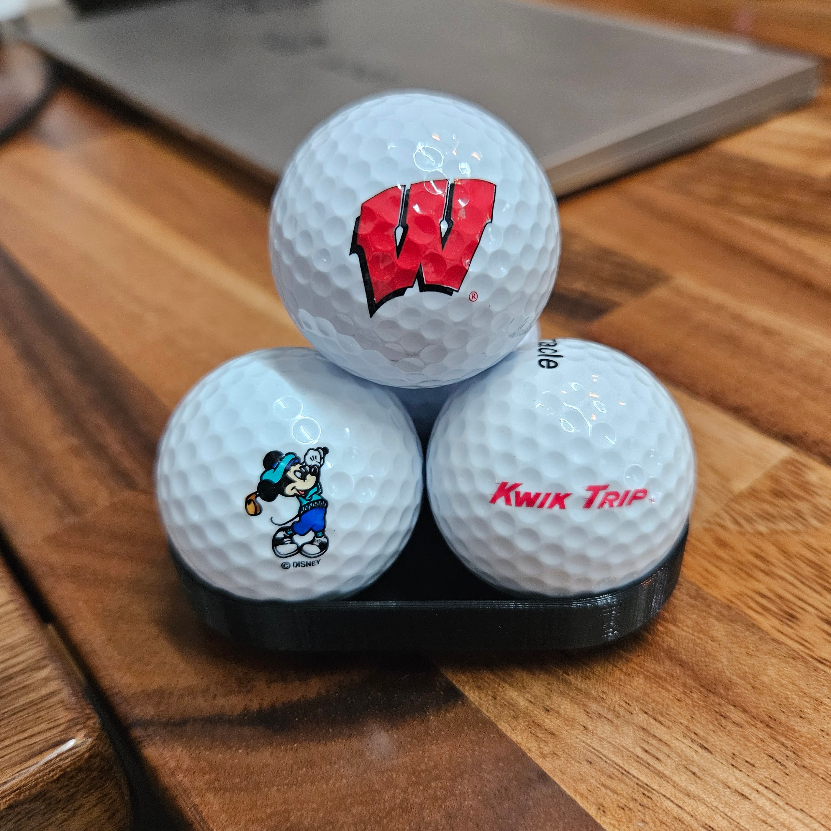 4 Golf Ball Pyramid Display