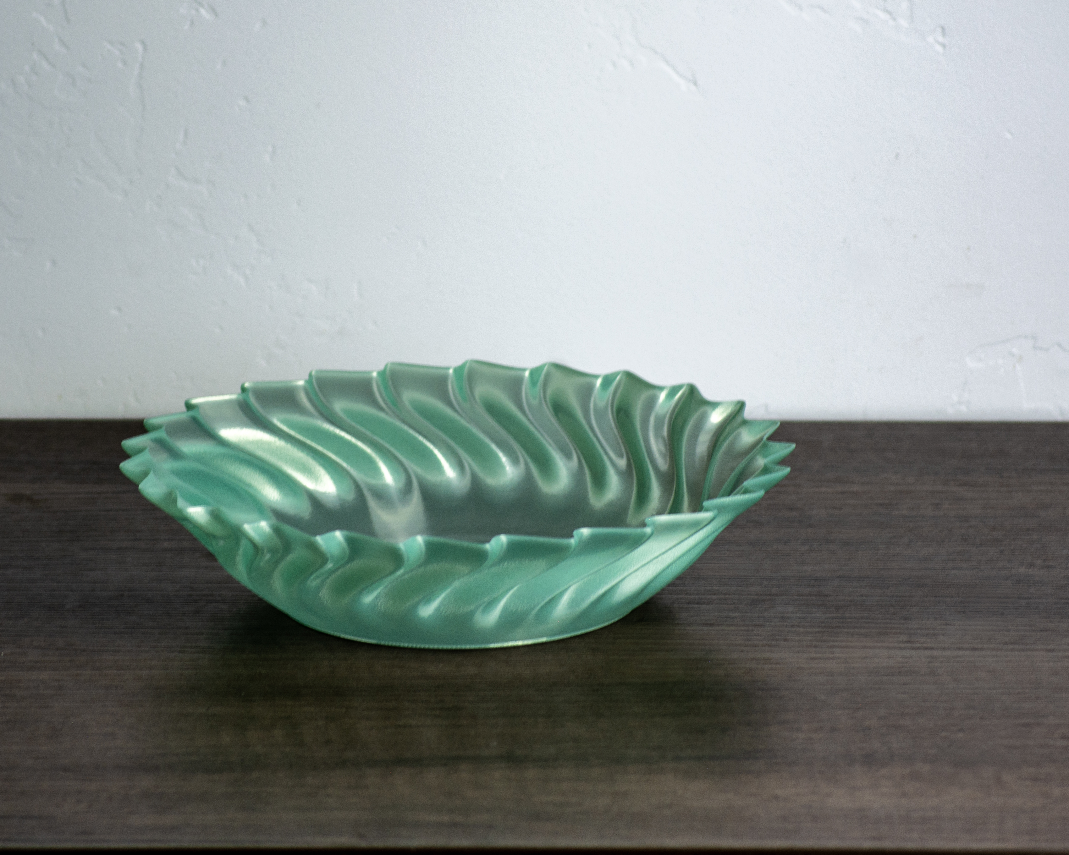 Fluted Ribbed Decorative Bowl