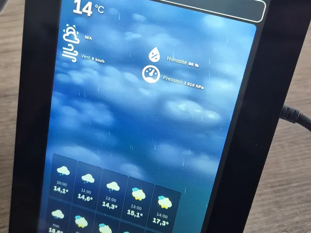 table vertical pi touchscreen 2 7"
