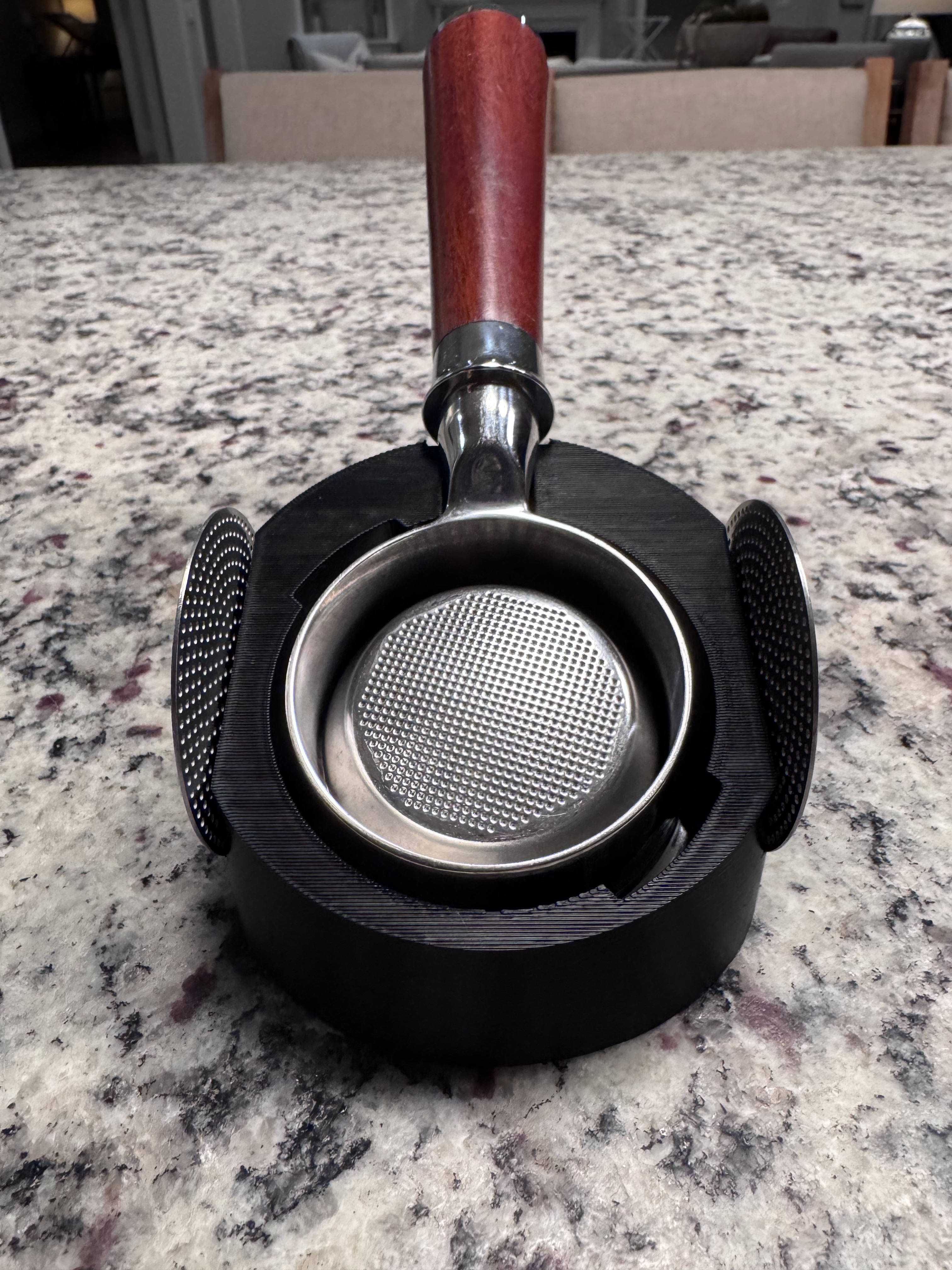 Portafilter 58mm Stand with slots for shower screens