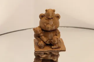 Momma Bear with her 3 Cubs