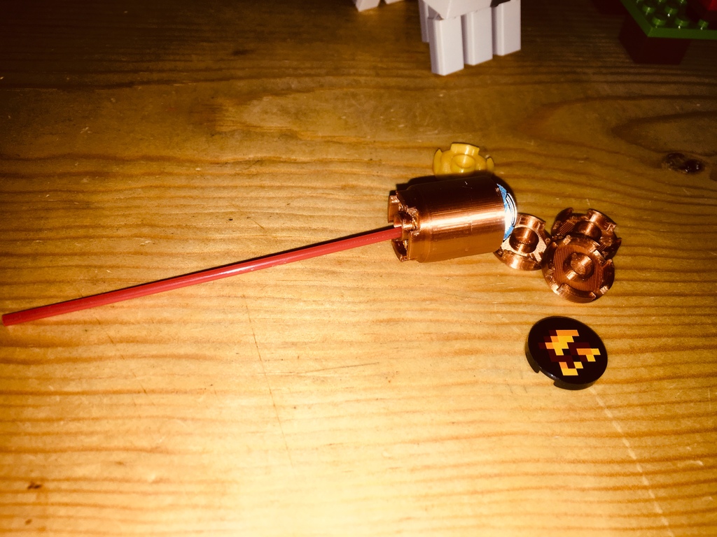 LEGO Minecraft The Nether Portal 21143 - Fireball + Bucket by PEZ3D ...
