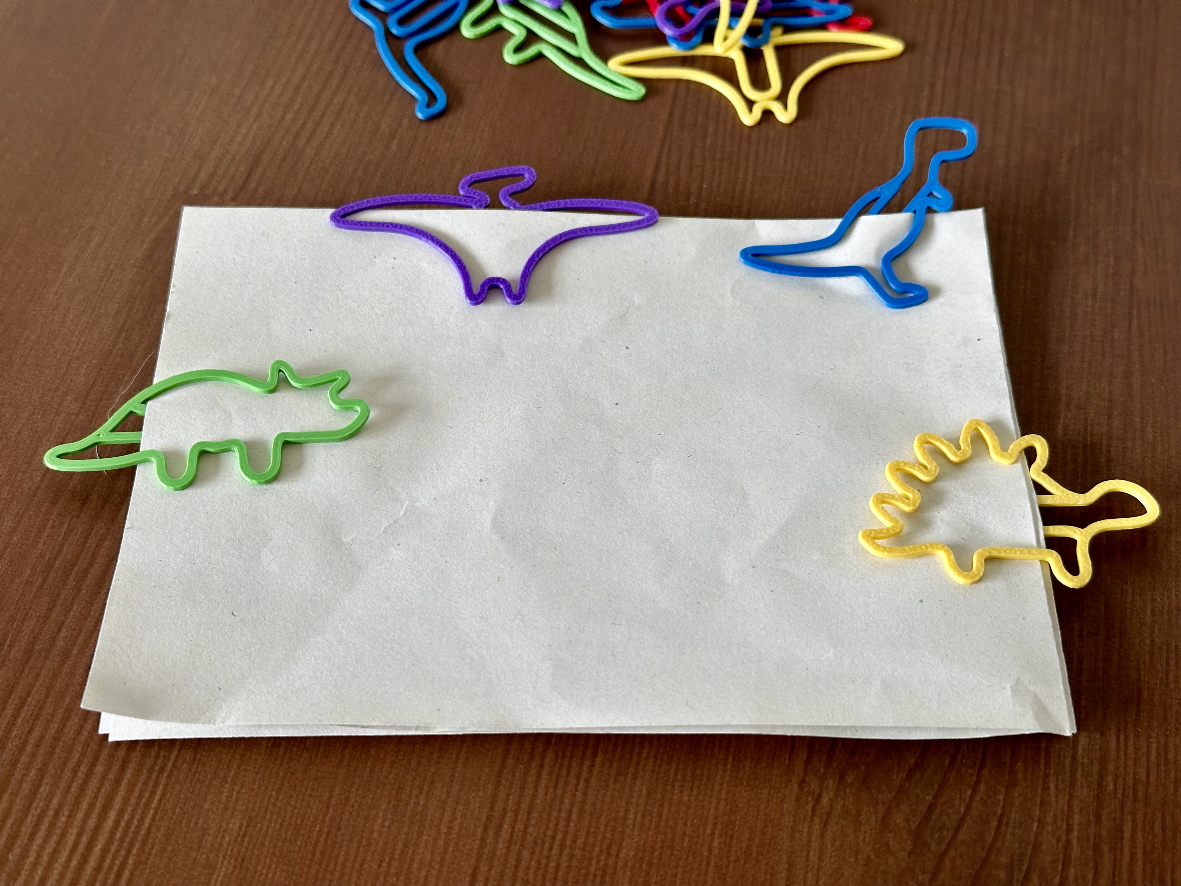Miniatura 5 do modelo 3D Fun Dinosaur Paper Clips