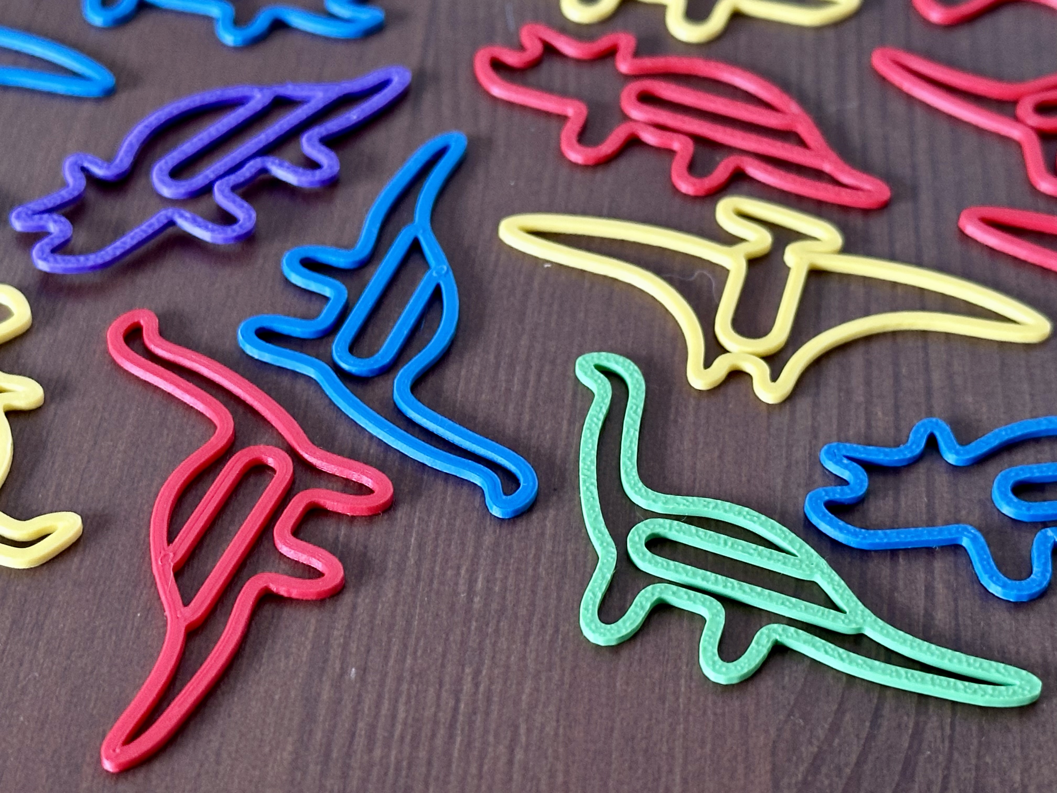 Miniatura 3 do modelo 3D Fun Dinosaur Paper Clips