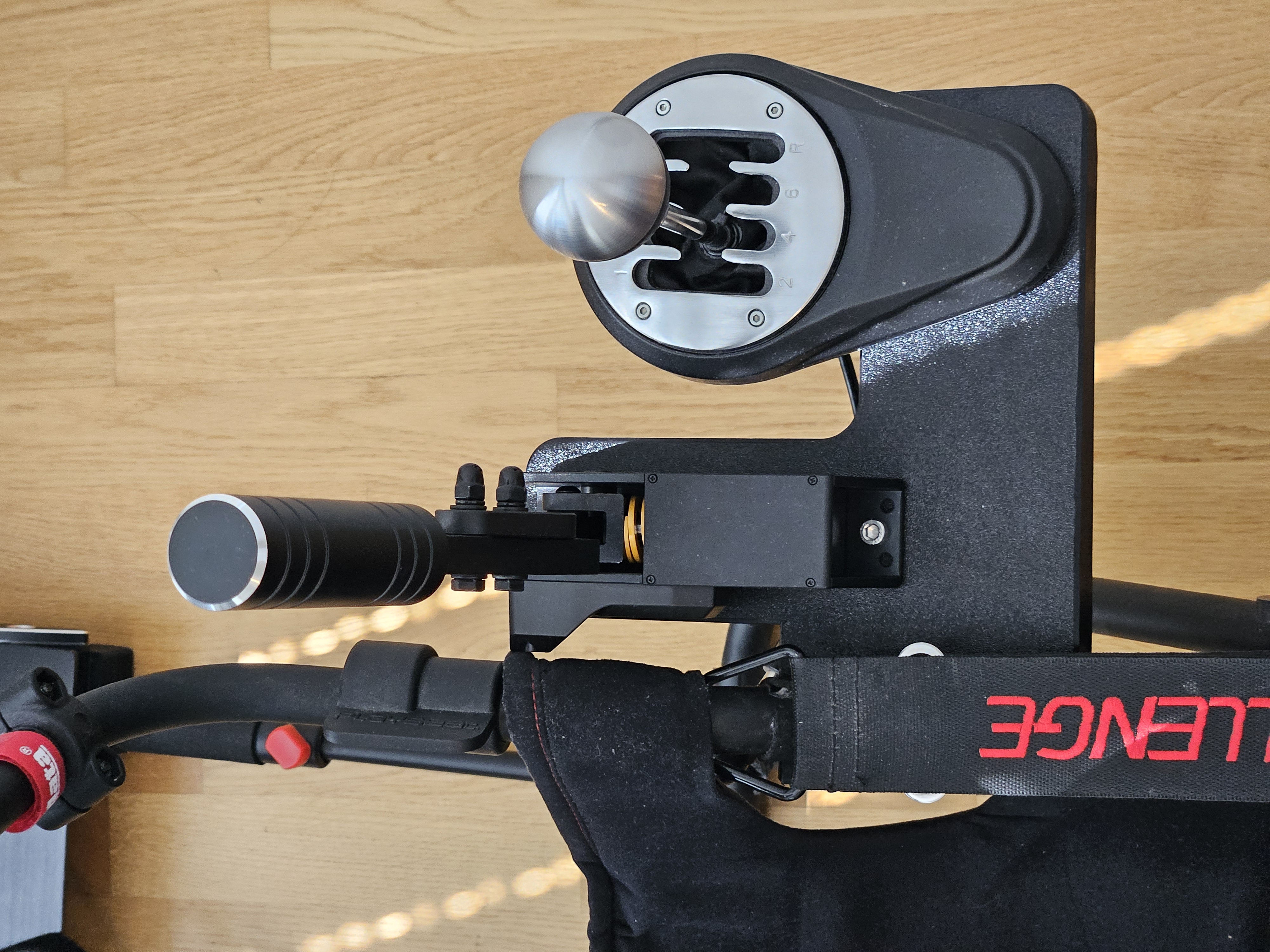 REMIX Playseat Challange Shifter (TH8A) and Handbrake (Moza HBP) mount