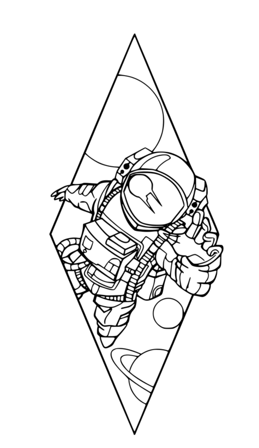 Astronaut Wall Decor