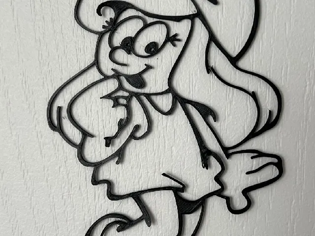 Smurfette Wall Art #1 (Schtroumpfette)