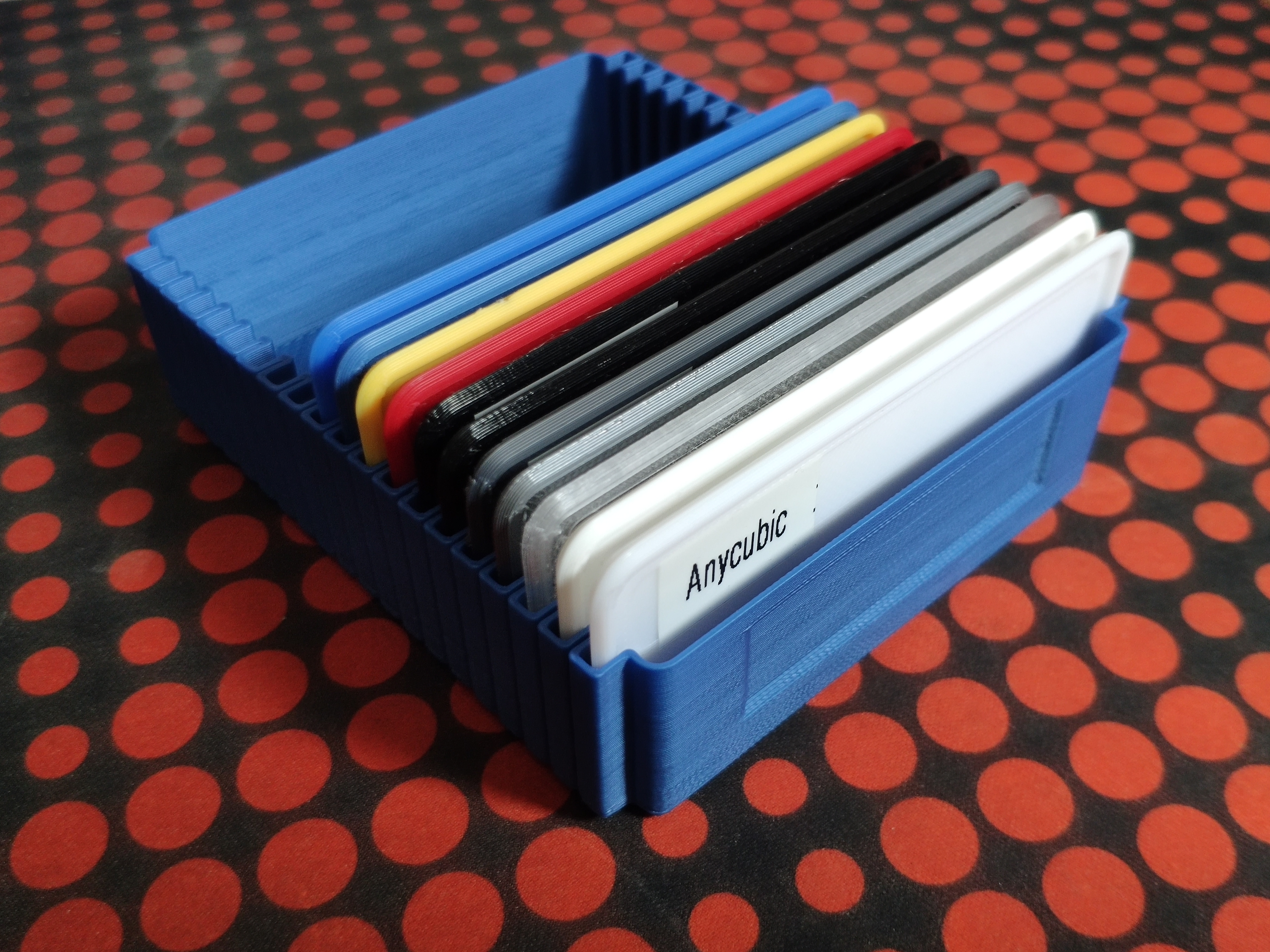Vase mode storage box for filament samples