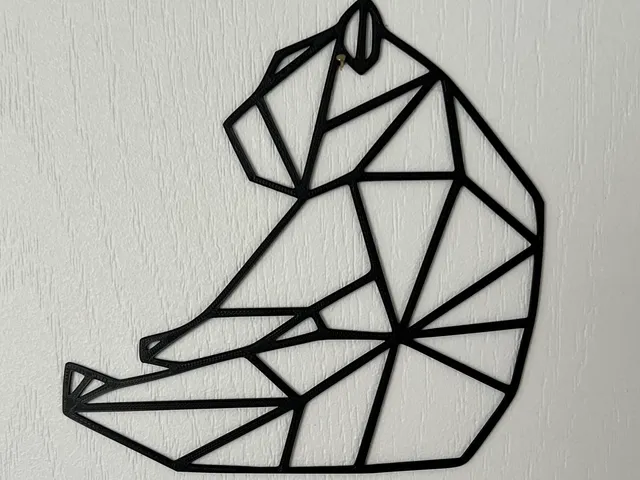 Sitting Bear Wall Art