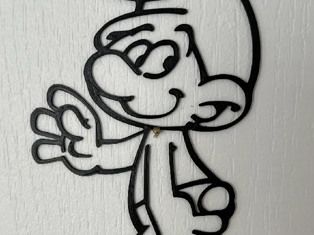 Smurf Wall Art (Schtroumpf)