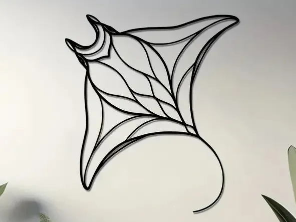 Manta ray - wall art