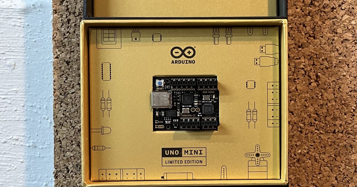 Arduino UNO Mini Limited Edition Wall Mount by Dillon Nichols